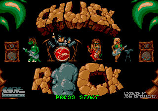 Chuck Rock Title Screen